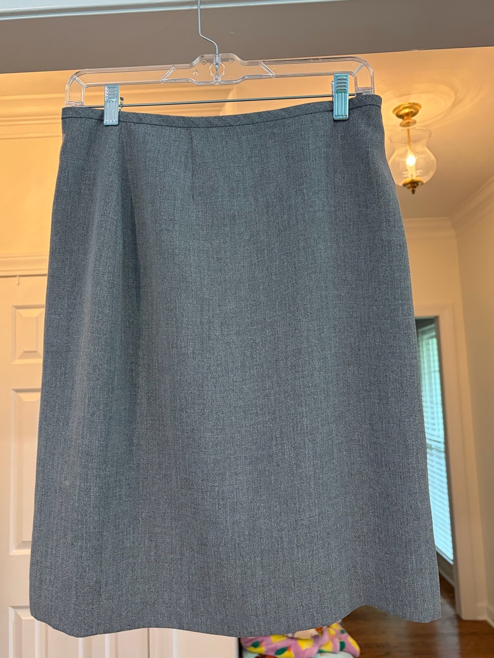 Classic Grey A-Line Skirt